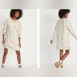 3for$15😍 Cotton Tie-Dye Sweatshirt  Dress